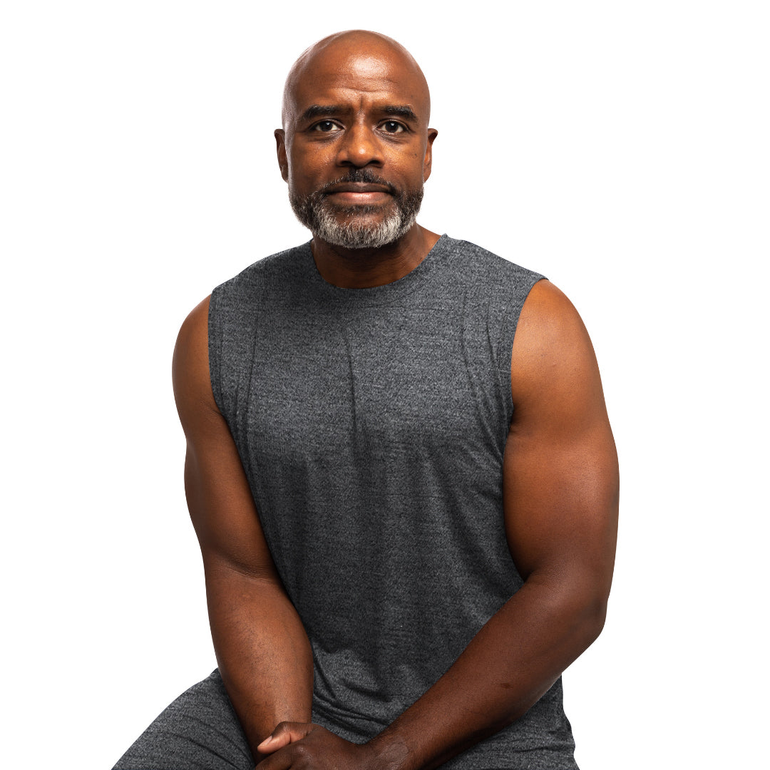 Men's Sleeveless Bamboo PJ Shirt
